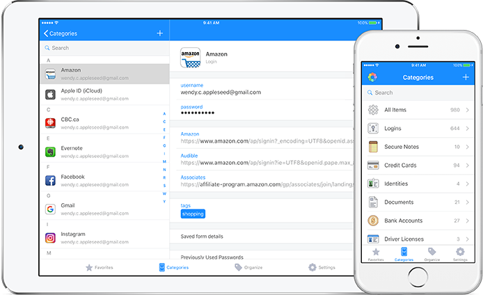 1Password App for Mobile