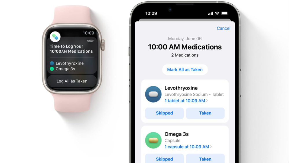 Apple Medications for iPhone and Apple Watch